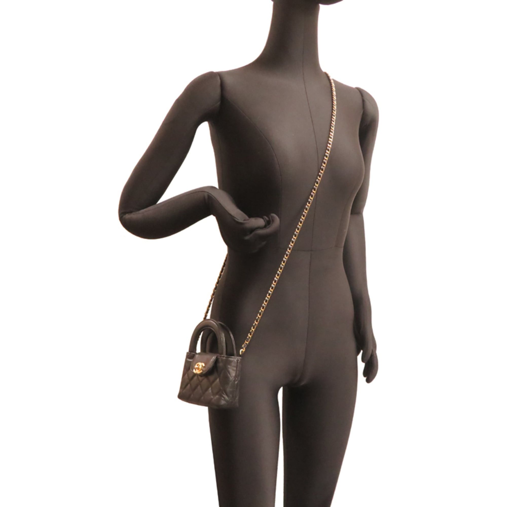 Chanel Chanel Chain Clutch Women's Shoulder Bag AP3435 Calfskin Black Size ONE SIZE - 9 Thumbnail