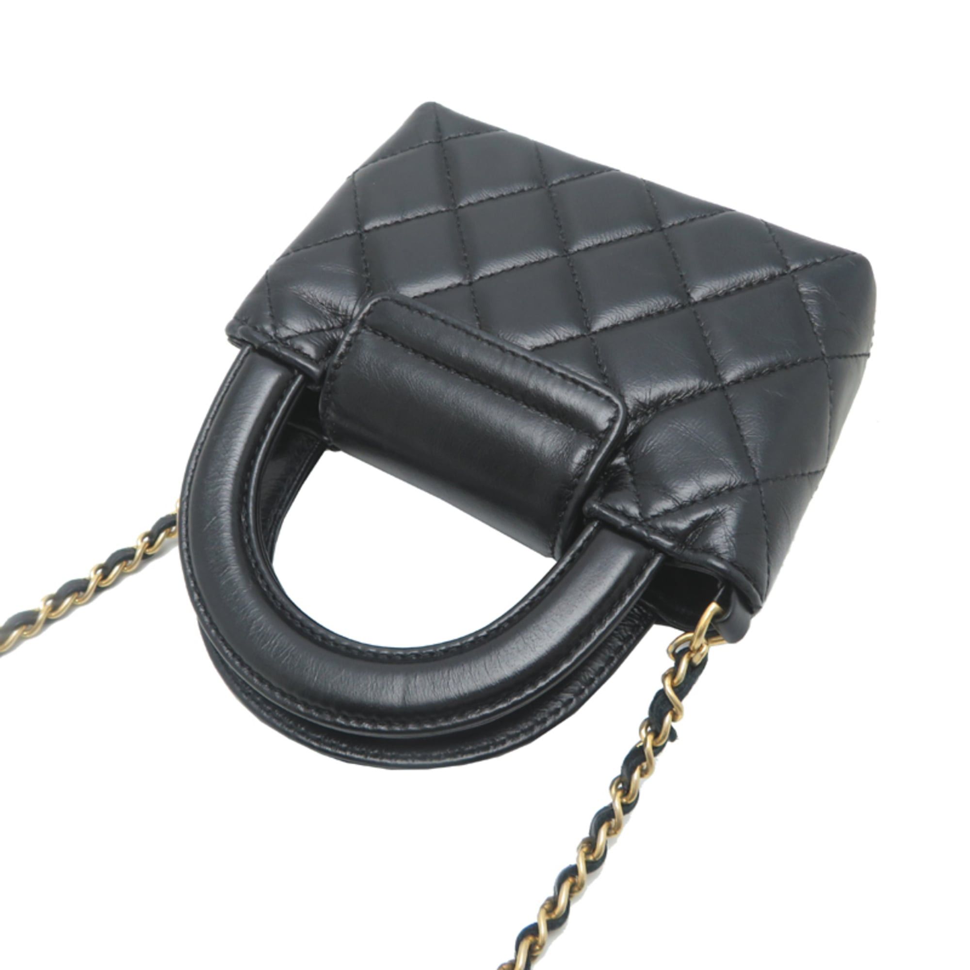 Chanel Chanel Chain Clutch Women's Shoulder Bag AP3435 Calfskin Black Size ONE SIZE - 4 Thumbnail
