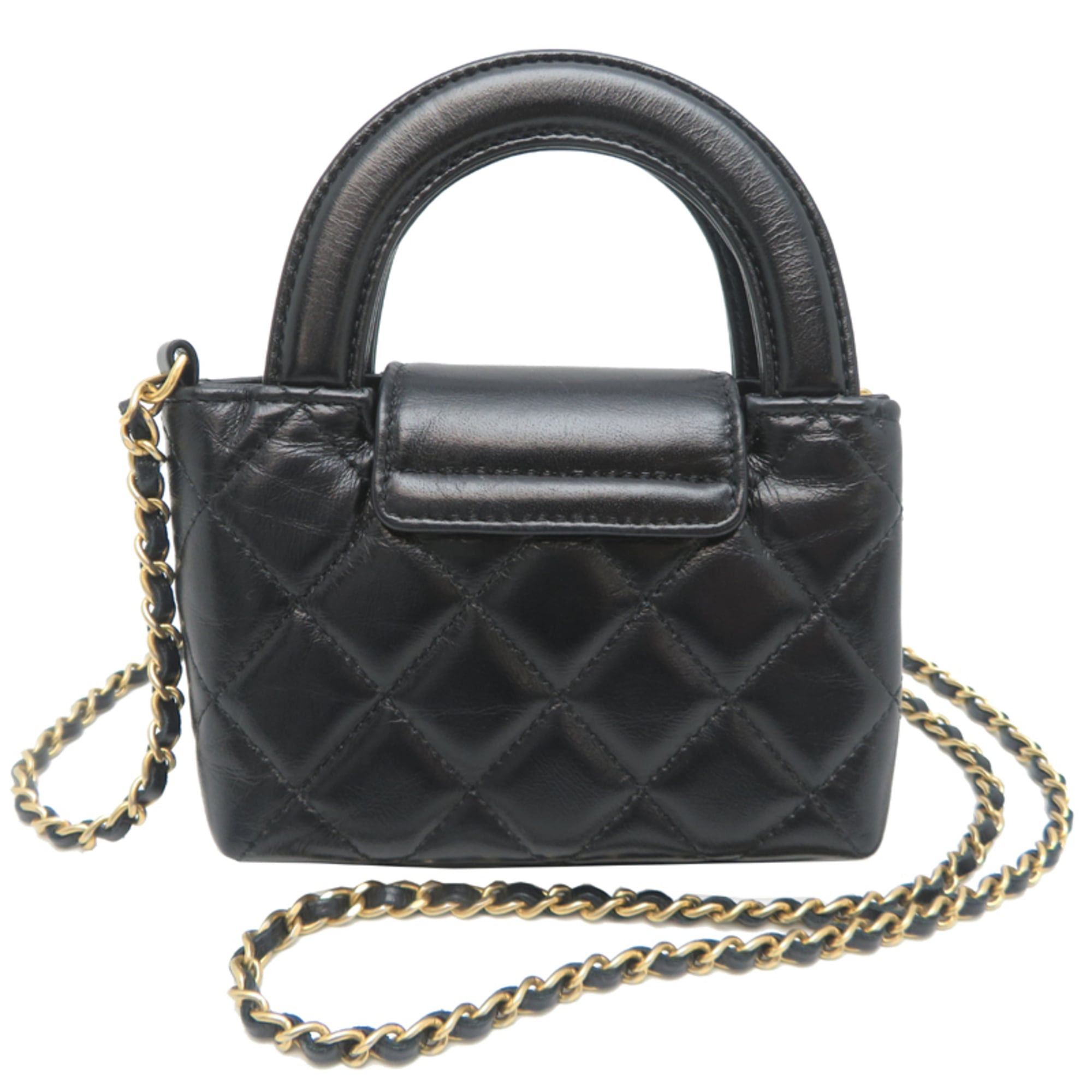 Chanel Chanel Chain Clutch Women's Shoulder Bag AP3435 Calfskin Black Size ONE SIZE - 2 Thumbnail
