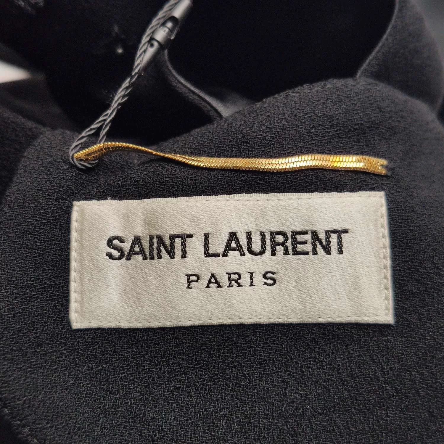 Saint Laurent Paris Saint Laurent Black Dress with Bows Size M / US 6-8 / IT 42-44 - 5 Thumbnail