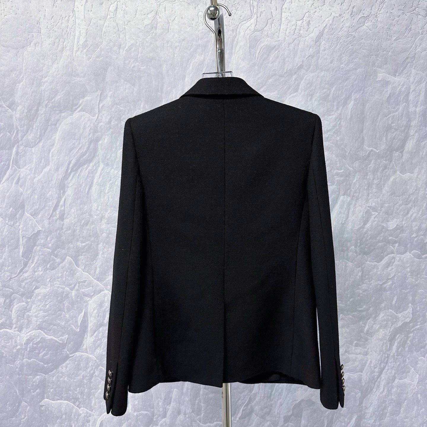 Saint Laurent Paris Saint Laurent Anchor Embroidered Wool Blazer Size XS / US 0-2 / IT 36-38 - 4 Thumbnail