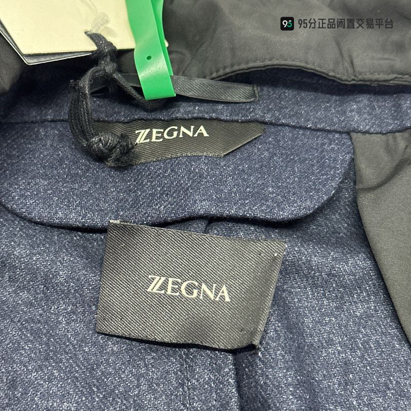 Ermenegildo Zegna Ermenegildo Zegna FW21 Men's Double-Layer Collar Suit Jacket Size US M / EU 48-50 / 2 - 5 Thumbnail