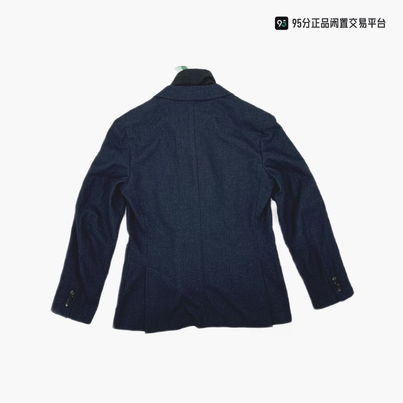 Ermenegildo Zegna Ermenegildo Zegna FW21 Men's Double-Layer Collar Suit Jacket Size US M / EU 48-50 / 2 - 2 Thumbnail