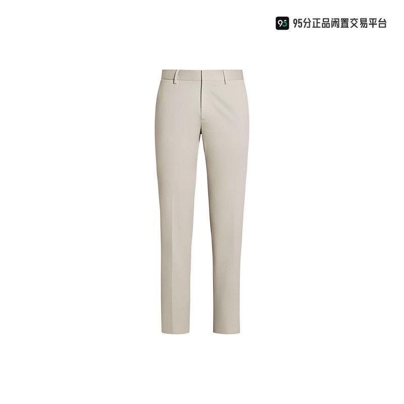 Ermenegildo Zegna Zegna Men's Solid Straight-Leg Casual Pants Size US 28 / EU 44 - 3 Thumbnail