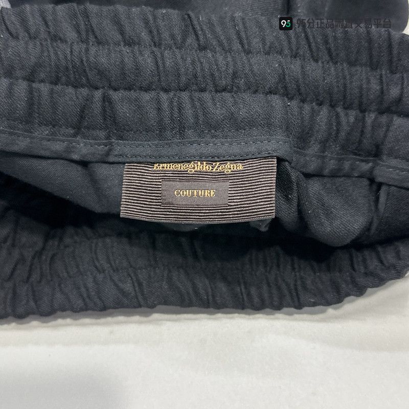 Ermenegildo Zegna Ermenegildo Zegna Solid Drawstring Sport Casual Pants Size US 34 / EU 50 - 2 Thumbnail