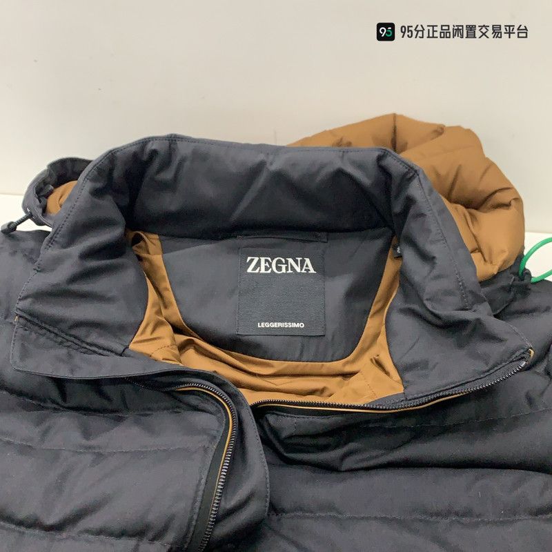 Ermenegildo Zegna Zegna Solid Hooded Zip Casual Jacket Size US S / EU 44-46 / 1 - 2 Thumbnail