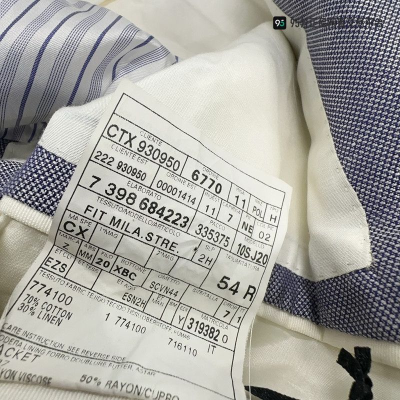 Ermenegildo Zegna Zegna Men's Classic Gray Suit Jacket Size US L / EU 52-54 / 3 - 4 Thumbnail