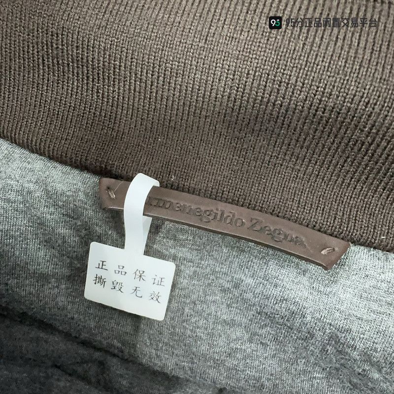 Ermenegildo Zegna Ermenegildo Zegna Solid Hooded Zip Down Jacket Size US L / EU 52-54 / 3 - 6 Thumbnail
