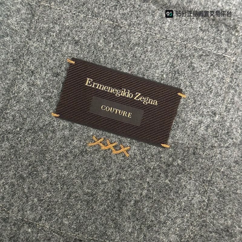 Ermenegildo Zegna Zegna Men's High-End Wool Gray Suit Jacket Size US M / EU 48-50 / 2 - 4 Thumbnail