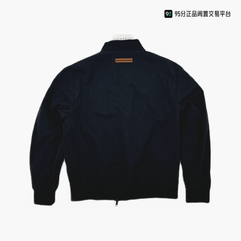 Ermenegildo Zegna Zegna FW22 Men's Solid Zip Stand Collar Jacket Size US M / EU 48-50 / 2 - 2 Thumbnail