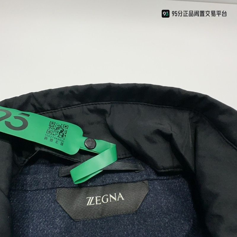 Ermenegildo Zegna Ermenegildo Zegna FW21 Double-Layer Collar Single-Breasted Blazer Size US M / EU 48-50 / 2 - 4 Thumbnail