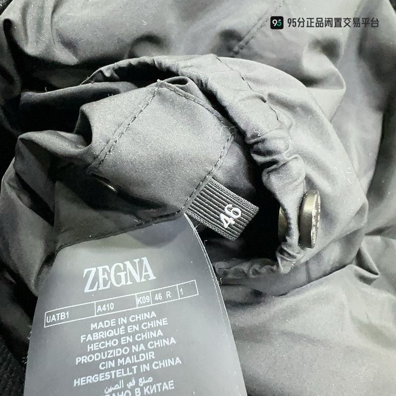 Ermenegildo Zegna Zegna FW22 Solid Zip Stand Collar Jacket Size US S / EU 44-46 / 1 - 4 Thumbnail