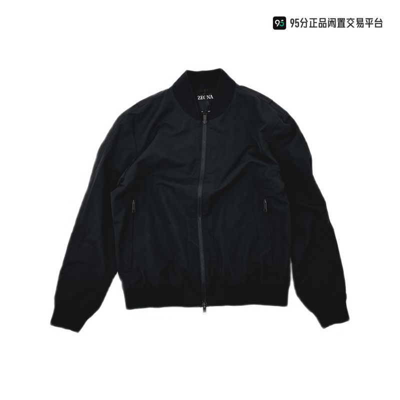Ermenegildo Zegna Zegna FW22 Solid Zip Stand Collar Jacket Size US S / EU 44-46 / 1 - 3 Thumbnail