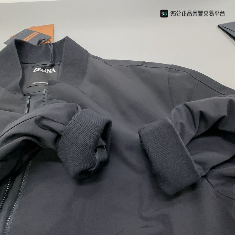 Ermenegildo Zegna Zegna FW22 Solid Zip Stand Collar Jacket Size US S / EU 44-46 / 1 - 5 Thumbnail