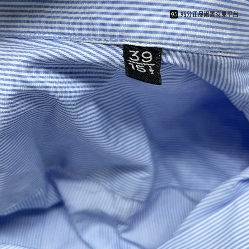 Ermenegildo Zegna Zegna SS23 Men's Solid Short-Sleeve Pointed Collar Shirt Size US M / EU 48-50 / 2 - 2 Thumbnail