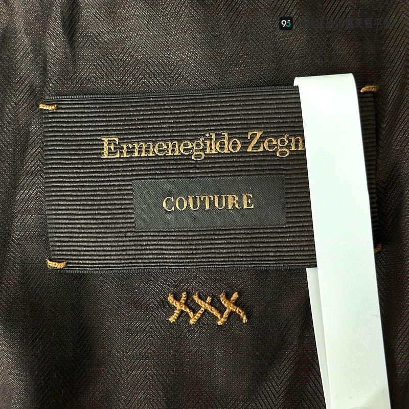Ermenegildo Zegna Zegna Couture Wool Slim Fit Suit Jacket Size US L / EU 52-54 / 3 - 4 Thumbnail