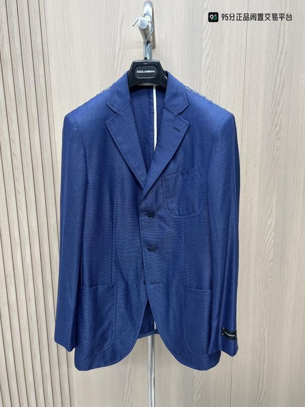 Ermenegildo Zegna Ermenegildo Zegna Men's Wool-Silk Blue Suit Size US S / EU 44-46 / 1 - 2 Thumbnail