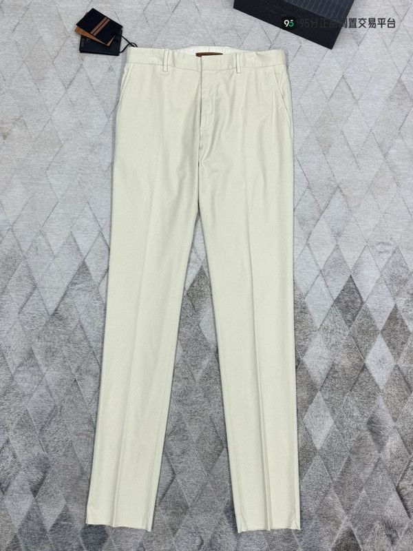 Ermenegildo Zegna Zegna Men's Sea Island Cotton Casual Trousers Size US 38 / EU 54 - 5 Thumbnail