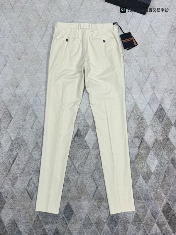 Ermenegildo Zegna Zegna Men's Sea Island Cotton Casual Trousers Size US 38 / EU 54 - 3 Thumbnail