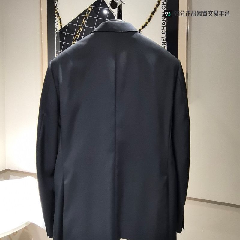 Ermenegildo Zegna Zegna Men's Dark Blue Pinstripe Suit Size US M / EU 48-50 / 2 - 9 Thumbnail