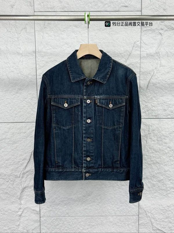 Ermenegildo Zegna Ermenegildo Zegna Unisex Single-Breasted Denim Jacket Size US M / EU 48-50 / 2 - 3 Thumbnail