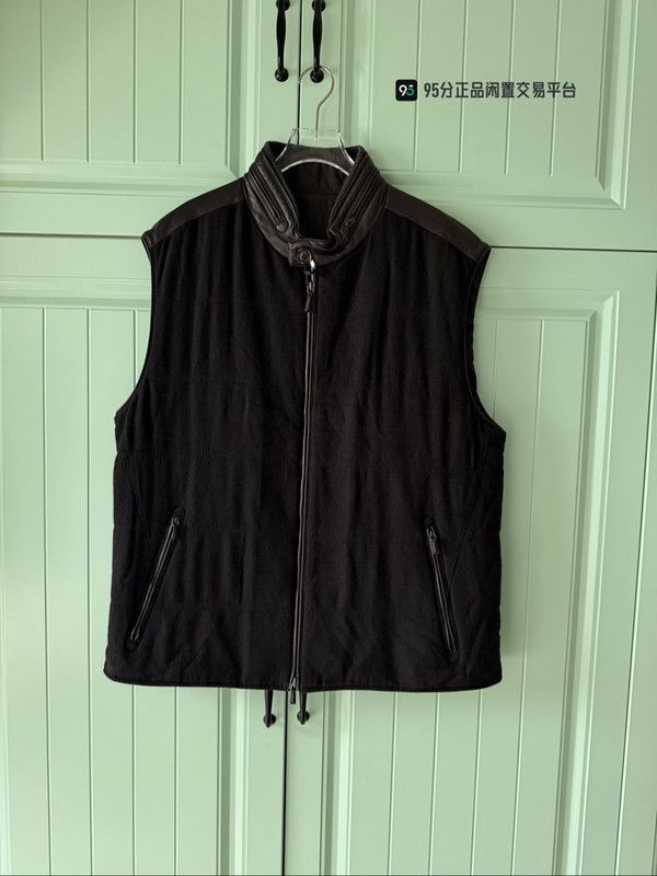 Ermenegildo Zegna Zegna Solid Zip Sleeveless Unisex Vest Size US XXL / EU 58 / 5 - 6 Thumbnail