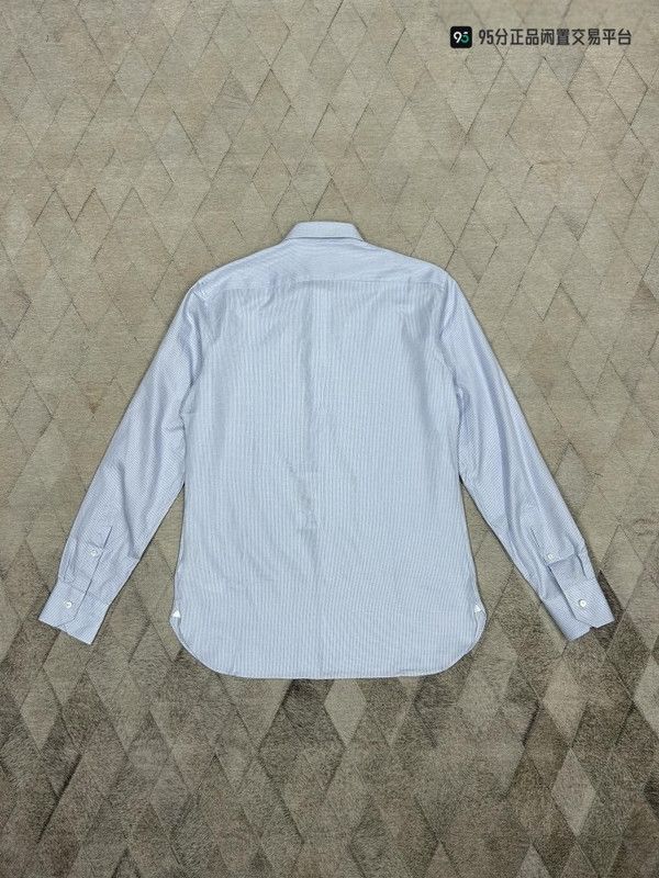 Ermenegildo Zegna Zegna Men's White Long-Sleeve Business Shirt Size US XL / EU 56 / 4 - 6 Thumbnail