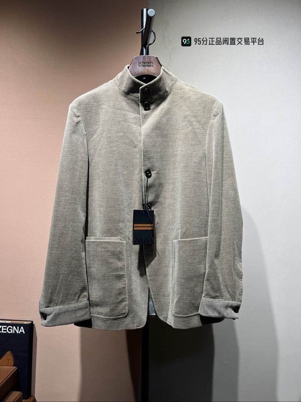 Ermenegildo Zegna ZEGNA IL CONTE Corduroy Jacket Coat Size US M / EU 48-50 / 2 - 4 Thumbnail