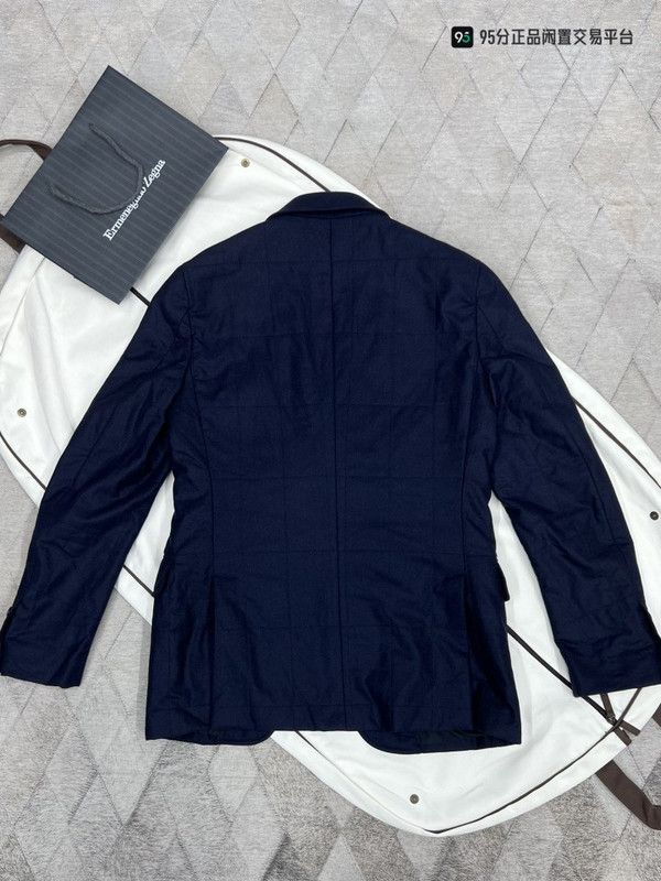 Ermenegildo Zegna Ermenegildo Zegna Men's 14MIL Micron Suit Jacket Size US S / EU 44-46 / 1 - 5 Thumbnail
