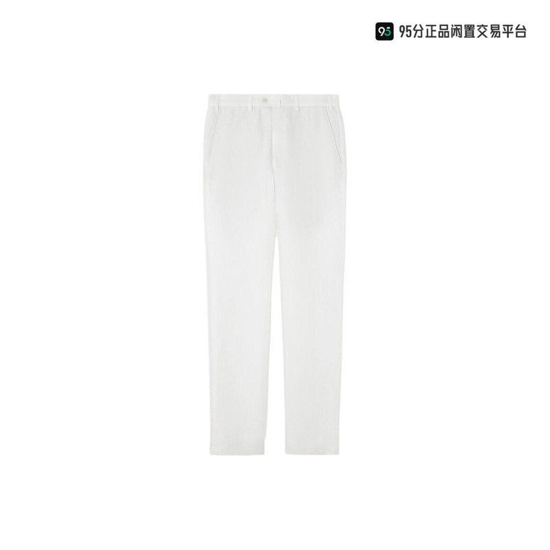 Loro Piana Loro Piana SS25 Men's Solid Linen Casual Pants Size US 34 / EU 50 - 7 Thumbnail
