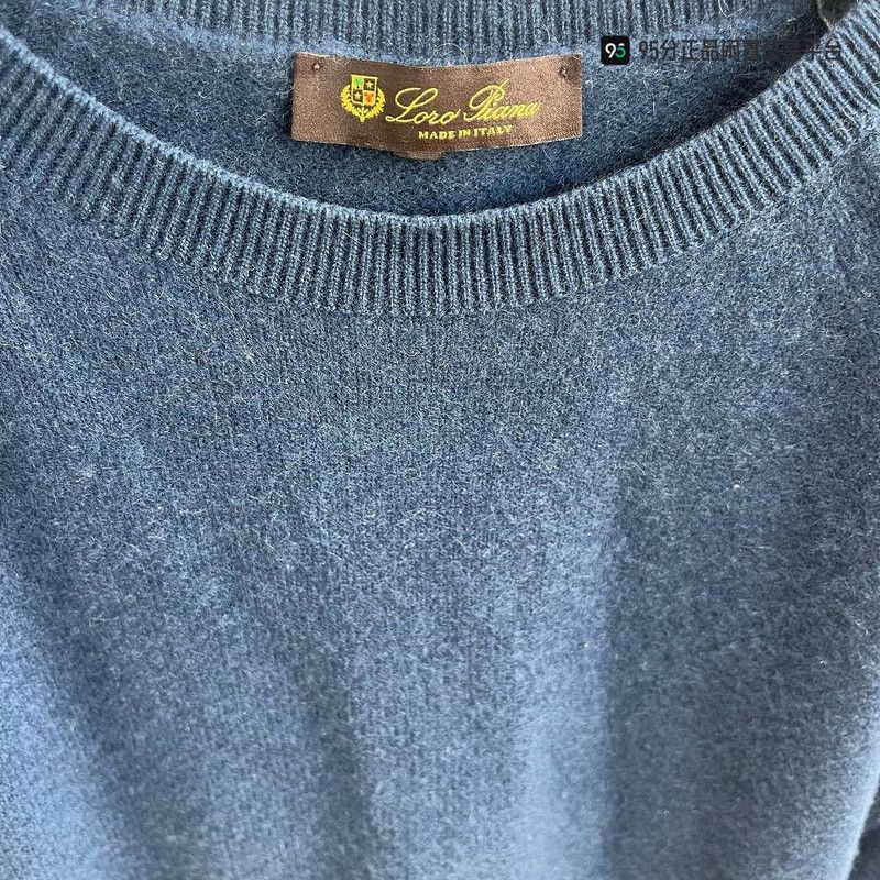 Loro Piana Loro Piana Men's Cashmere Crewneck Mid-Length Sweater Size US S / EU 44-46 / 1 - 3 Thumbnail