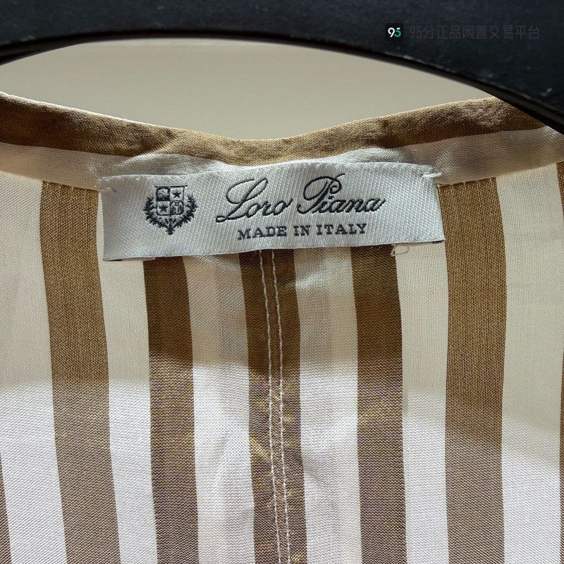 Loro Piana Loro Piana Striped Silk Unisex Shirt Size US S / EU 44-46 / 1 - 3 Thumbnail
