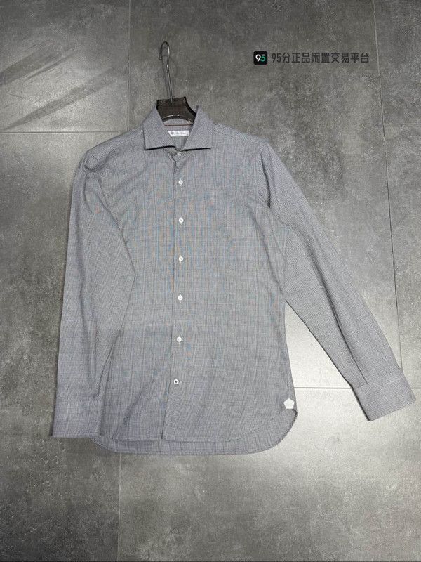 Loro Piana Loro Piana Unisex Stylish Plaid Shirt Size US M / EU 48-50 / 2 - 3 Thumbnail