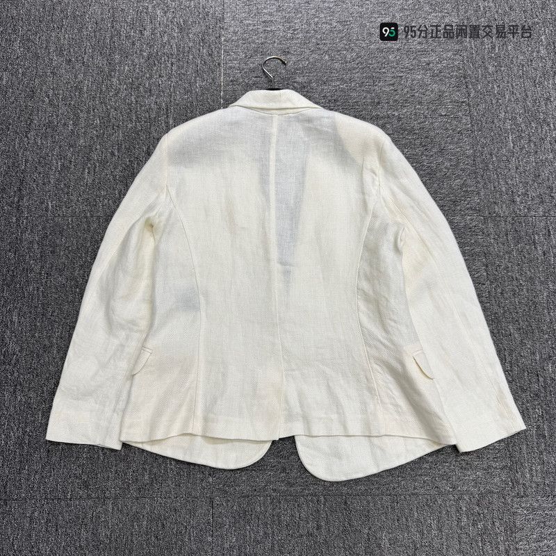 Loro Piana Loro Piana White Collar Casual Blazer Size US S / EU 44-46 / 1 - 2 Thumbnail