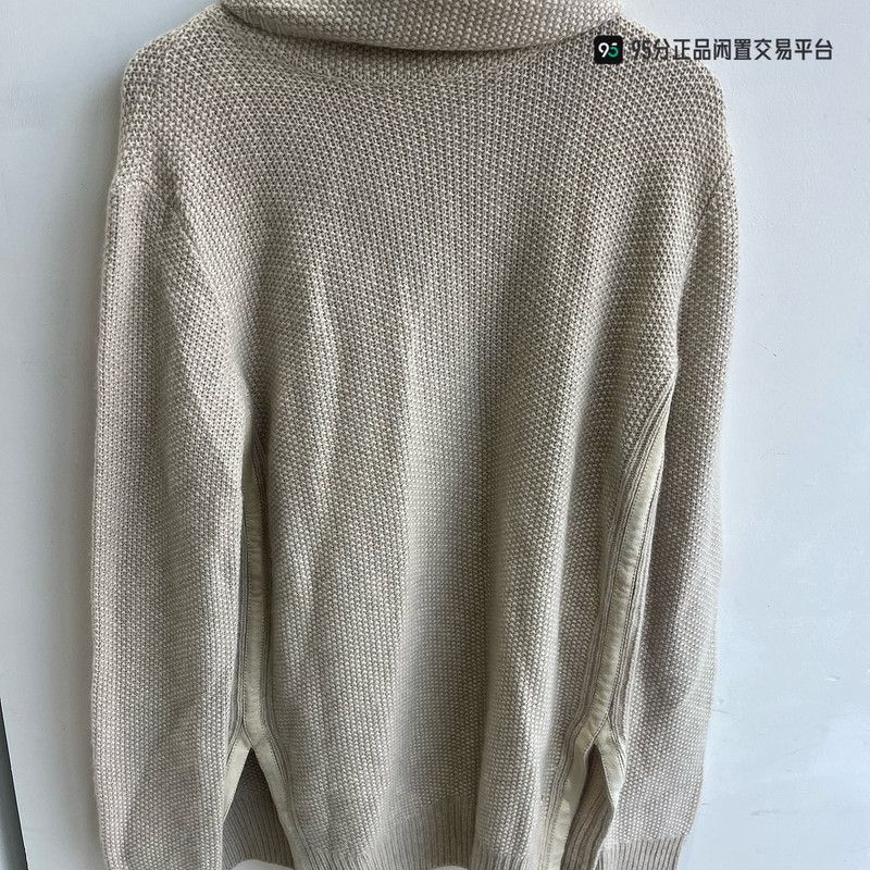 Loro Piana Loro Piana Unisex Beige High-Neck Cashmere Sweater Size US S / EU 44-46 / 1 - 5 Thumbnail