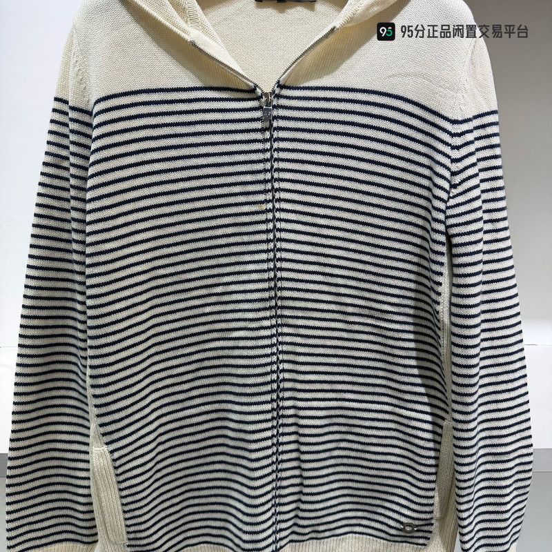 Loro Piana Loro Piana Cashmere Striped Zip Hoodie Unisex Size US XXS / EU 40 - 4 Thumbnail