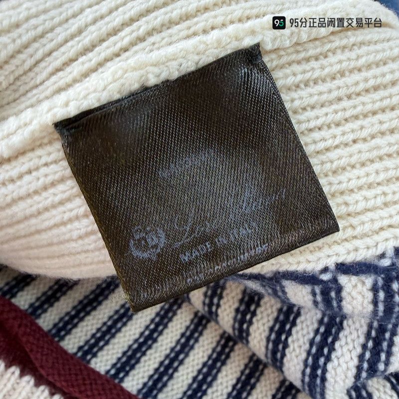 Loro Piana Loro Piana Cashmere Striped Zip Hoodie Unisex Size US XXS / EU 40 - 2 Thumbnail