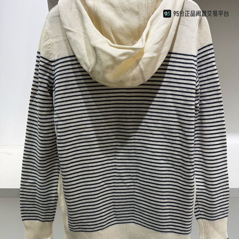 Loro Piana Loro Piana Cashmere Striped Zip Hoodie Unisex Size US XXS / EU 40 - 3 Thumbnail