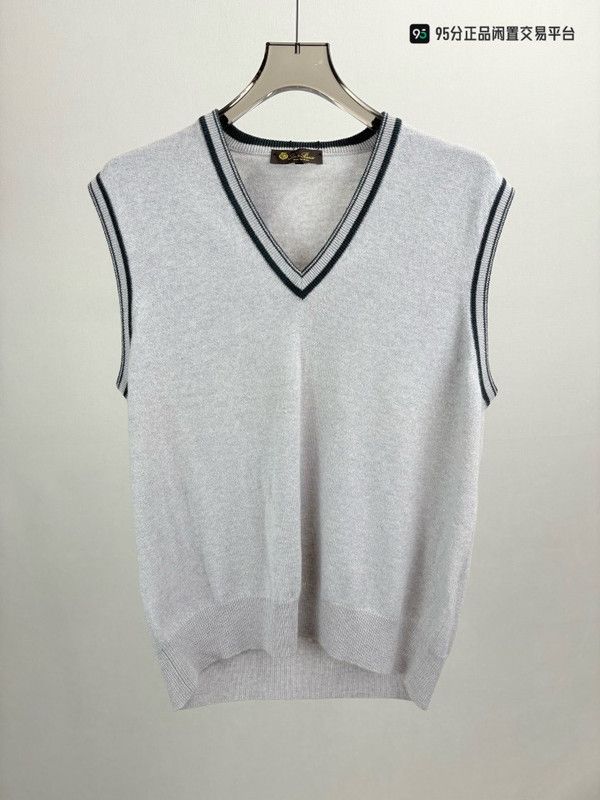 Loro Piana Loro Piana Cashmere V-Neck Unisex Vest Size US M / EU 48-50 / 2 - 2 Thumbnail