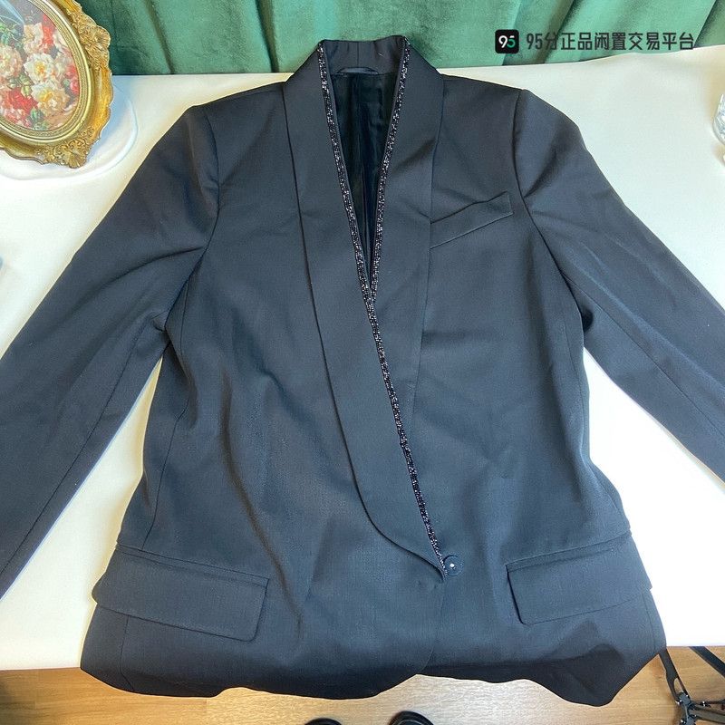 Brunello Cucinelli Brunello Cucinelli Men's Blue Suit Blazer Size US XS / EU 42 / 0 - 6 Thumbnail