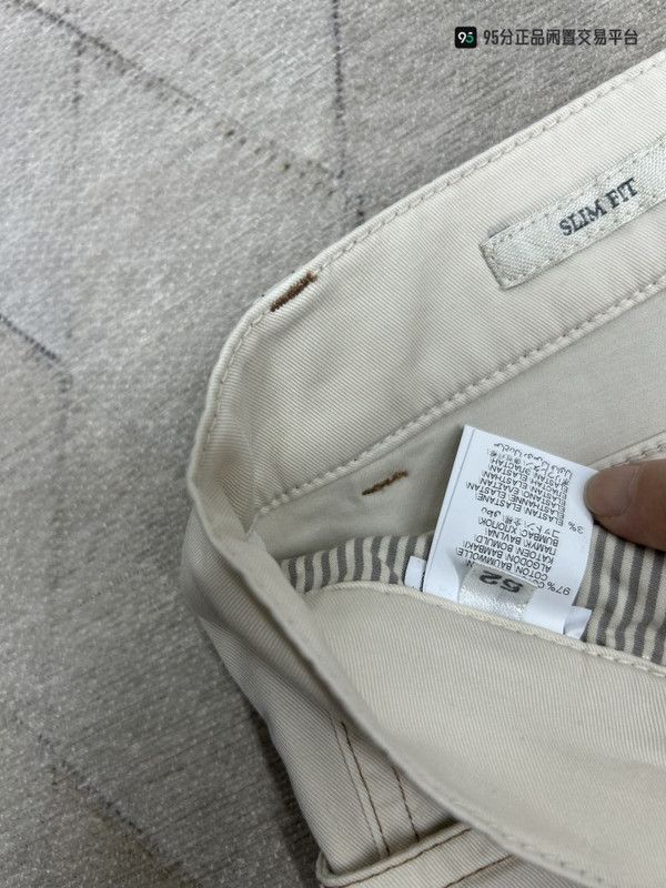Brunello Cucinelli Brunello Cucinelli Men's Sea Island Cotton Casual Pants Size US 34 / EU 50 - 5 Thumbnail