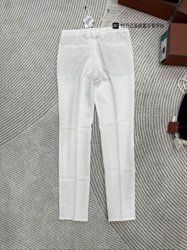 Brunello Cucinelli Brunello Cucinelli SS23 Men's White Casual Pants Size US 30 / EU 46 - 5 Thumbnail