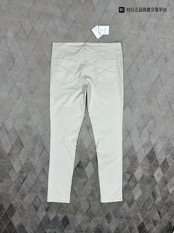 Brunello Cucinelli Brunello Cucinelli Men's Sea Island Cotton Casual Pants Size US 32 / EU 48 - 4 Thumbnail