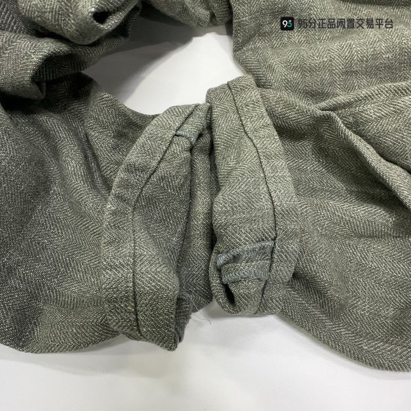 Brunello Cucinelli Brunello Cucinelli Green Straight-Leg Casual Pants Size US 28 / EU 44 - 4 Thumbnail