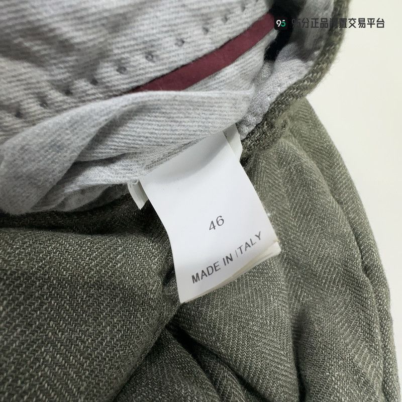 Brunello Cucinelli Brunello Cucinelli Green Straight-Leg Casual Pants Size US 28 / EU 44 - 7 Thumbnail