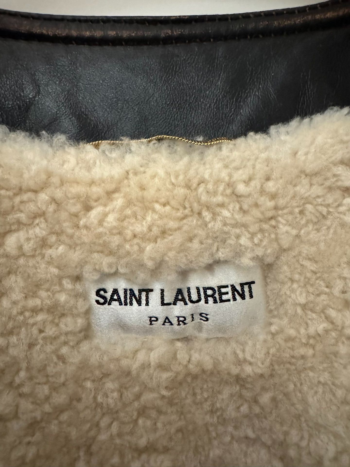 Yves Saint Laurent Saint Laurent Fur Leather Jacket Size XS / US 0-2 / IT 36-38 - 3 Thumbnail