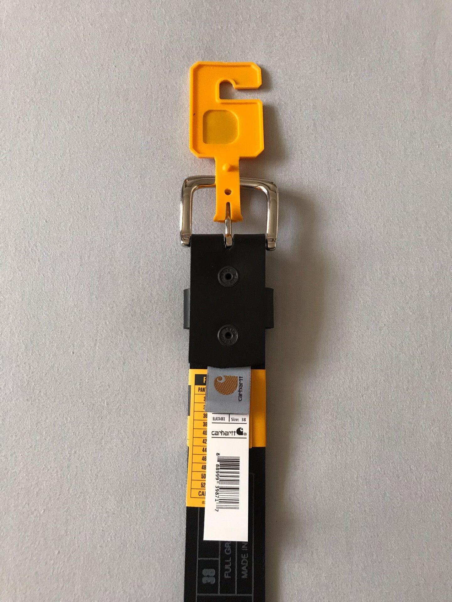 Carhartt Carhartt Black Harness Leather Belt W38 Size ONE SIZE - 4 Thumbnail