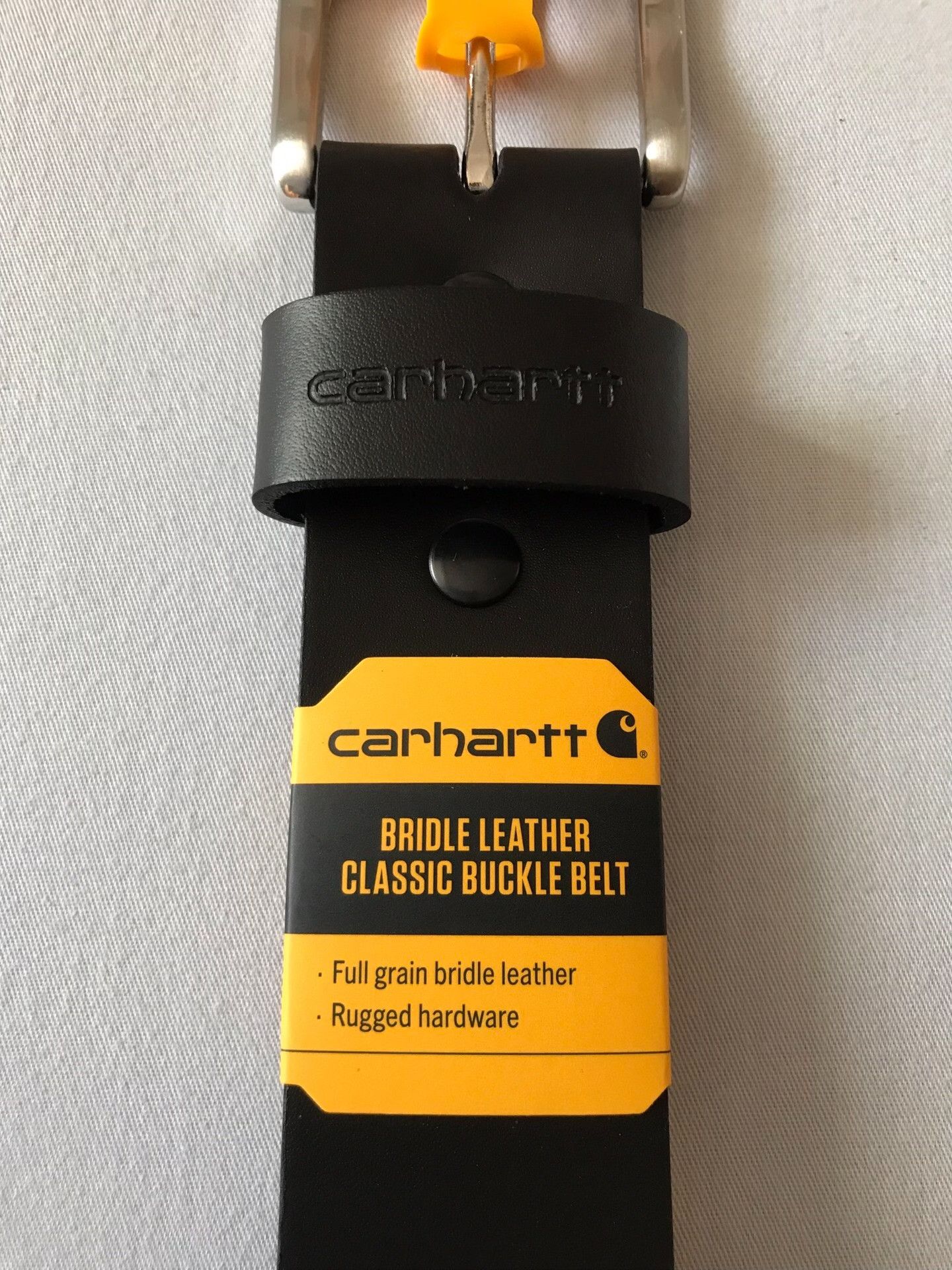 Carhartt Carhartt Black Harness Leather Belt W38 Size ONE SIZE - 3 Thumbnail