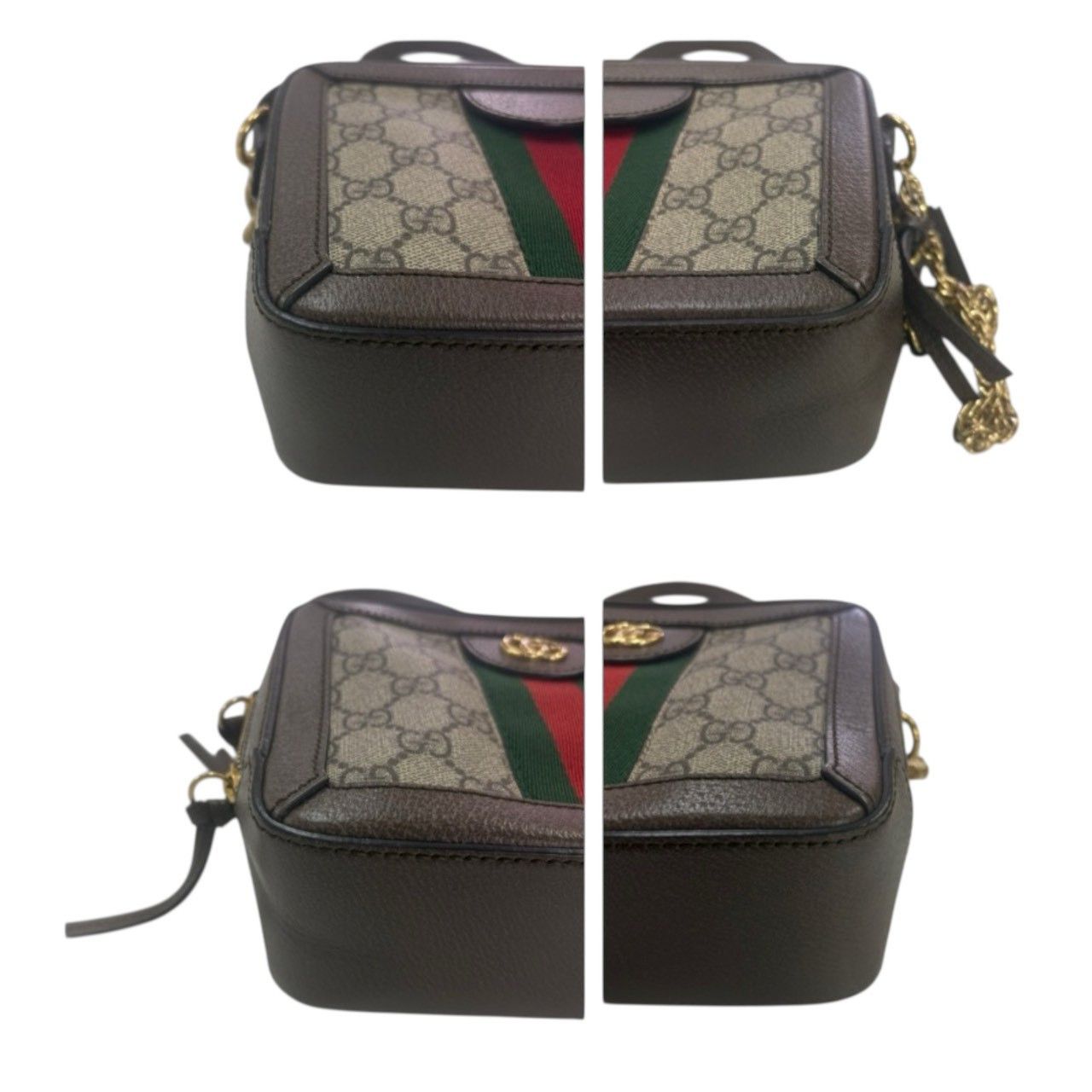 Gucci Gucci Gucci Ophidia GG Supreme Canvas Leather Shoulder Bag Textile Shoulder Bag 602576 DUTY FREE for USA Size ONE SIZE - 6 Thumbnail