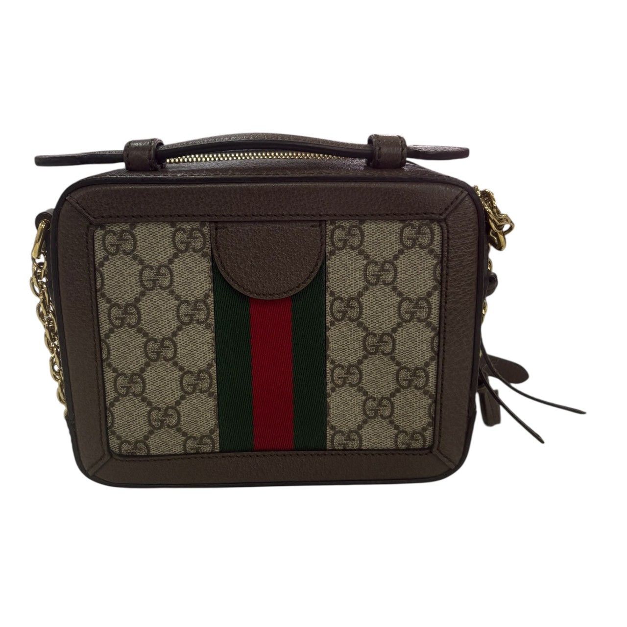 Gucci Gucci Gucci Ophidia GG Supreme Canvas Leather Shoulder Bag Textile Shoulder Bag 602576 DUTY FREE for USA Size ONE SIZE - 2 Thumbnail